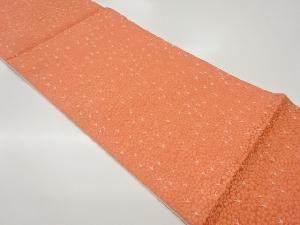 小花尽くしに草模様織出し袋帯